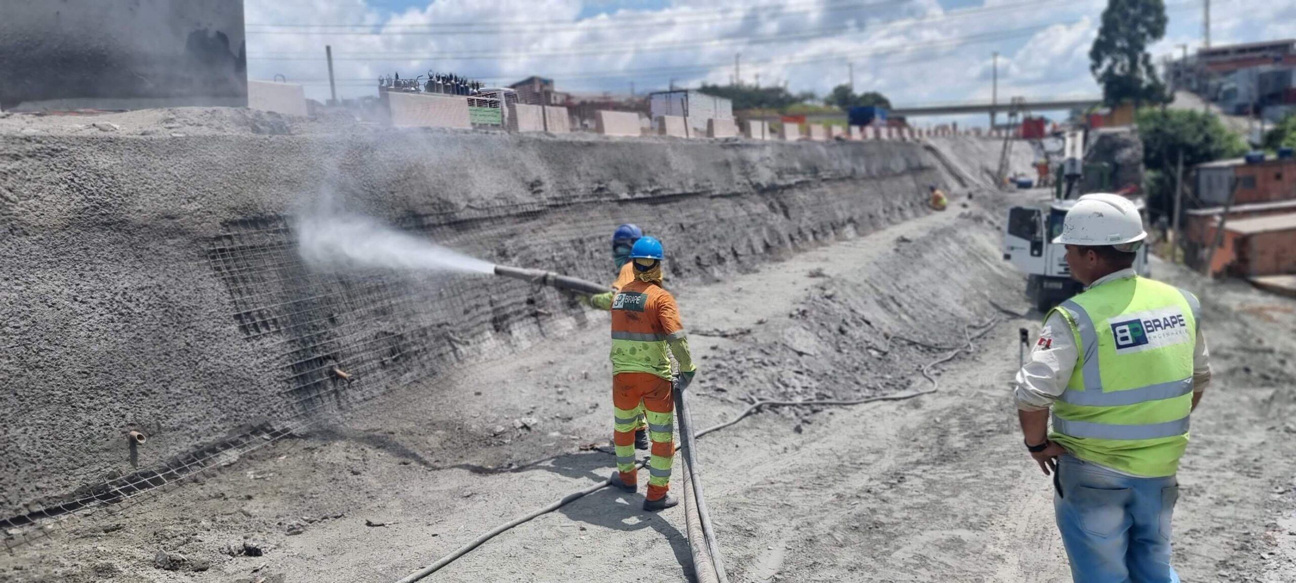 Concreto Projetado brape engenharia 3 obras 2024