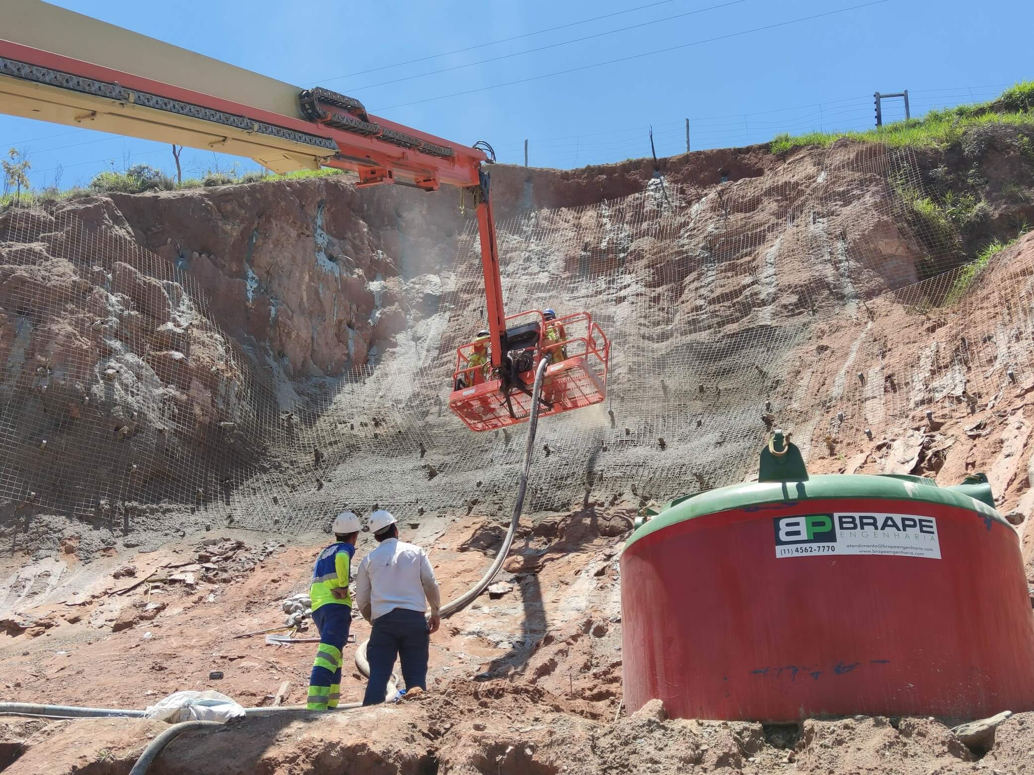 Solo grampeado brape engenharia 3 obras 2024